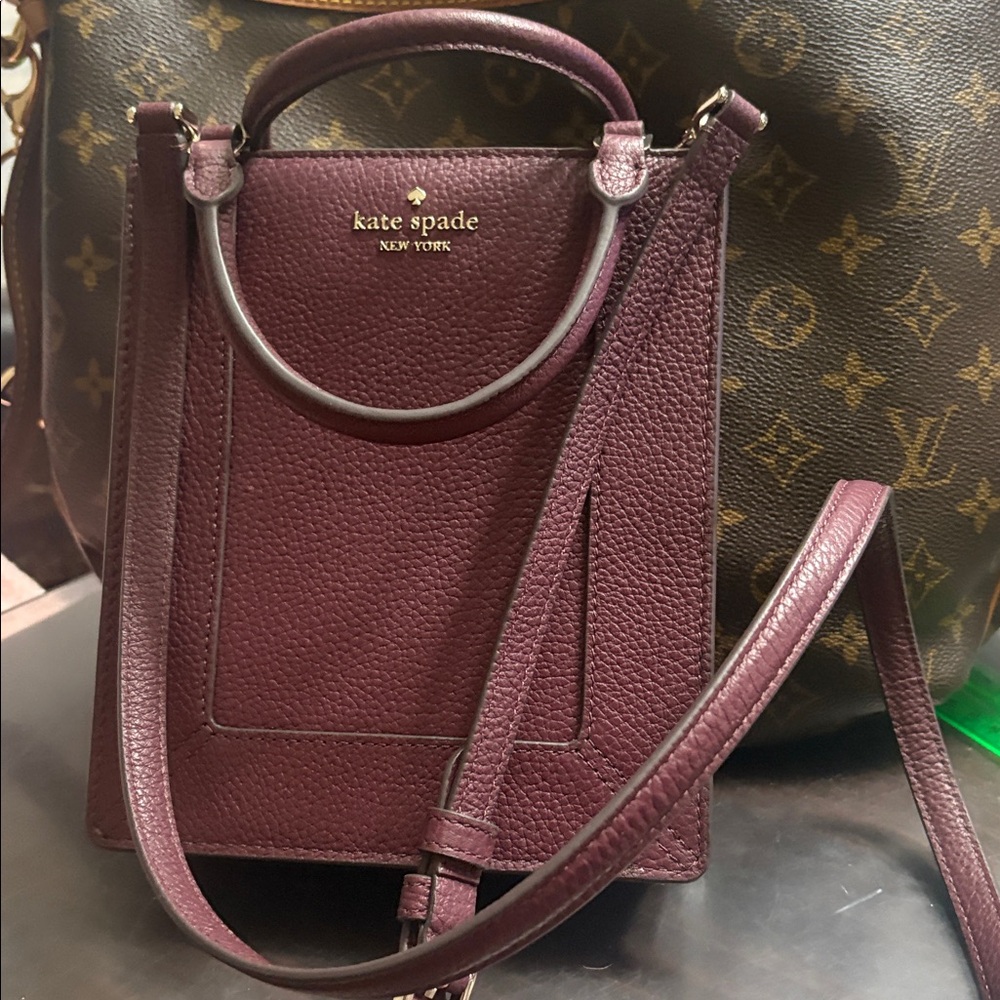 Kate Spade Deep Red Crossbody Bag new tags removed